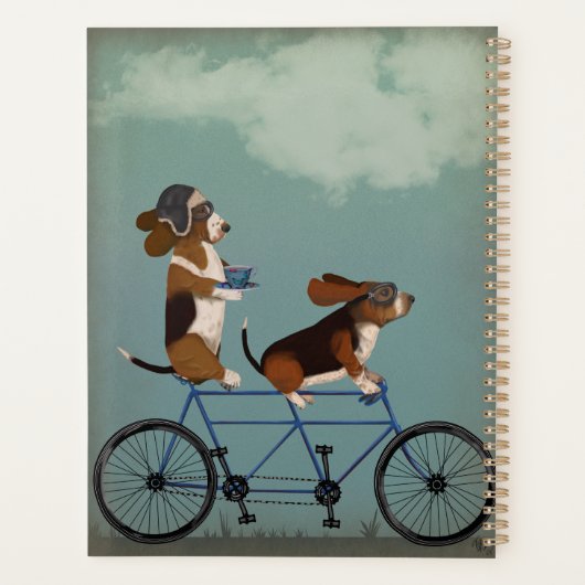 Basset Hound Tandem Planer (Rückseite)