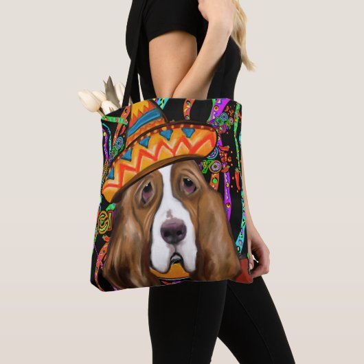 BASSET HOUND TASCHE (Von Nahem)