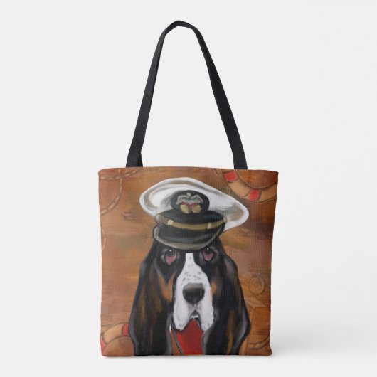 BASSET HOUND TASCHE (Rückseite)