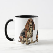 Basset Hound Tasse (Links)