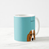 Basset-Hound-Tasse Kaffeetasse (VorderseiteRechts)