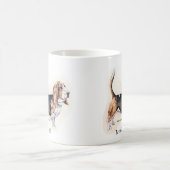 Basset Hound-Tasse Kaffeetasse (Mittel)