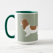 Basset Hound-Tasse Tasse (Links)