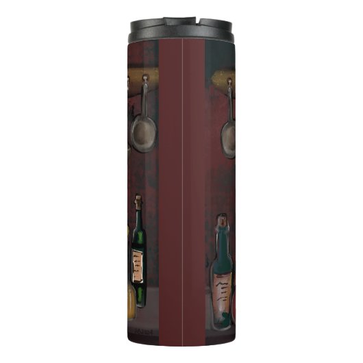 BASSET HOUND THERMOSBECHER (Rückseite)