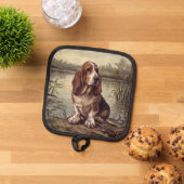 Basset Hound Topflappen (Oben Unten)