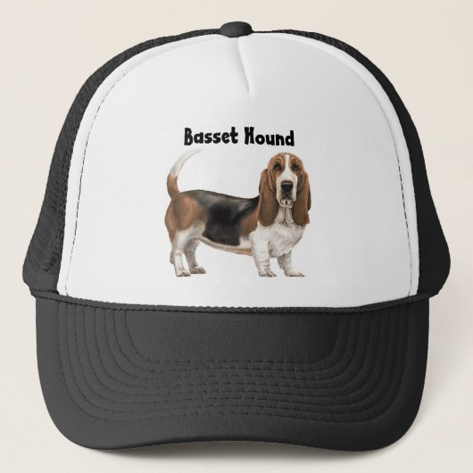 Basset Hound Truckerkappe (Vorderseite)