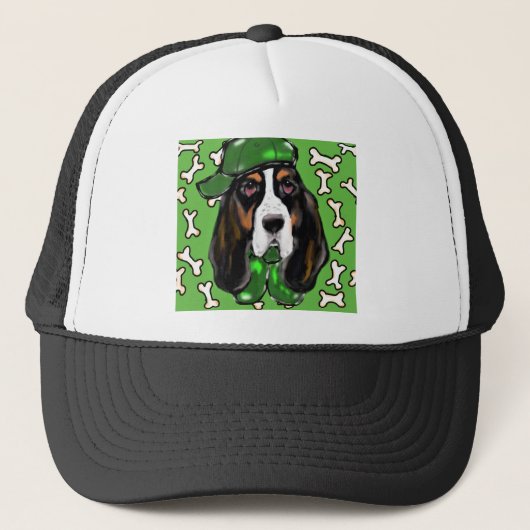 Basset Hound Truckerkappe (Vorderseite)