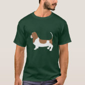 Basset Hound Tshirt (Vorderseite)