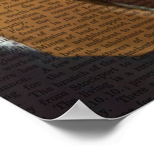 Basset Hound und Vögel Poster (Ecke)