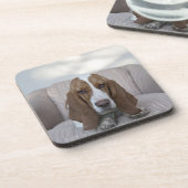 Basset Hound Untersetzer (Linke Seite)
