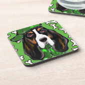 Basset Hound Untersetzer (Linke Seite)