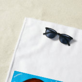 Basset Hound Unterwasser mit Fischen Strandtuch (Beispiel)