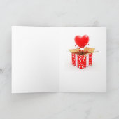 Basset Hound Valentine Karten (Innenseite)