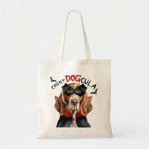 Basset Hound Vampire Dog Trick oder Treat Hallowee Tragetasche
