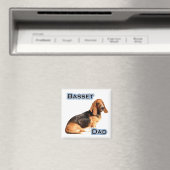Basset Hound Vater 4 - Magnet (In Situ (Geschirrspüler))