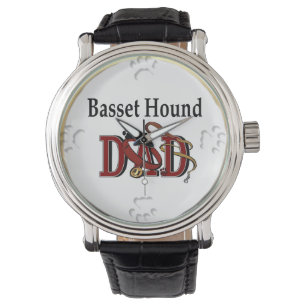 Basset Hound Vater Geschenke Armbanduhr
