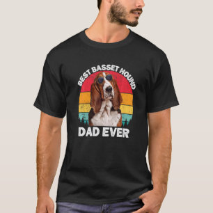 Basset Hound Vater Vintag Basset Hound Männer Nied T-Shirt