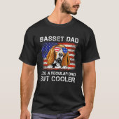 Basset Hound Vater wie ein normaler Vater, aber Co T-Shirt (Vorderseite)