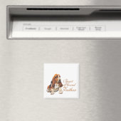 Basset Hound Vatertag Magnet (In Situ (Geschirrspüler))