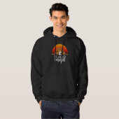 Basset Hound Vintag 8 Hoodie (Vorne ganz)