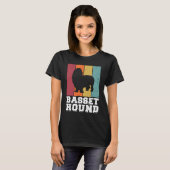 Basset Hound Vintage  1 T-Shirt (Vorne ganz)