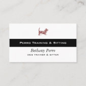 Basset Hound Visitenkarte (Vorderseite)