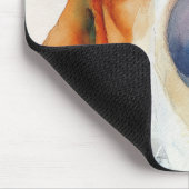 Basset hound watercolor portrait mousepad (Ecke)