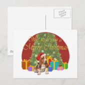 Basset Hound Weihnachten (Vorne/Hinten)