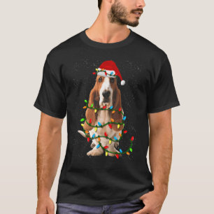 Basset Hound Weihnachten Funny Basset Hound Dog T-Shirt