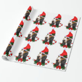 Basset Hound Weihnachten Geschenkpapier (Ungerollt)