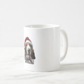 Basset Hound Weihnachten Kaffeetasse (VorderseiteRechts)