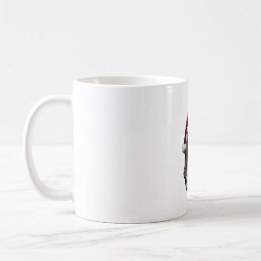 Basset Hound Weihnachten Kaffeetasse (Links)