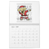 Basset Hound Weihnachtsbaum Kalender (Mär 2027)