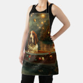 Basset Hound Weihnachtsfest Reise Schürze (InSitu)