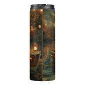 Basset Hound Weihnachtsfest Reise Thermosbecher (Rückseite)