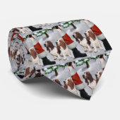 Basset Hound Weihnachtsgeschenke Krawatte (Gerollt)