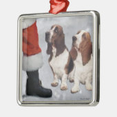 Basset Hound Weihnachtsgeschenke Ornament (Links)