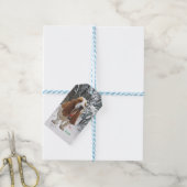 Basset Hound Weihnachtsgeschenke Tags Geschenkanhänger (Mit Garn)