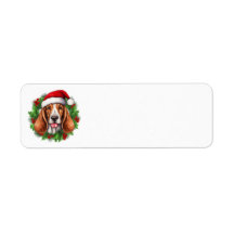 Basset Hound Weihnachtskranz