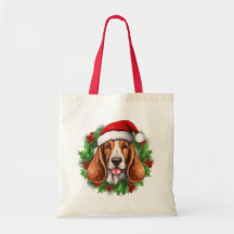 Basset Hound Weihnachtskranz