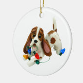 Basset Hound Weihnachtsschmuck (Links)