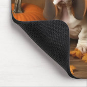 Basset Hound Welpe Herbst Delight Pumpen Mousepad (Ecke)