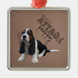 Basset Hound Welpe Ornament