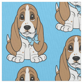 Basset Hound-Welpe Stoff