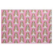 Basset Hound-Welpe Stoff (Fat Quarter (45,7 x 55,9 cm))