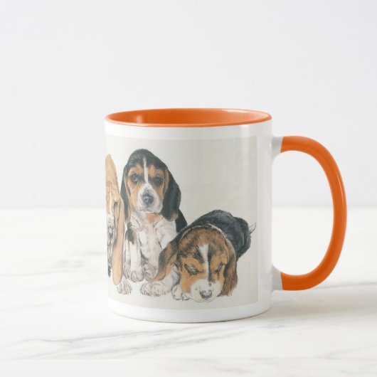 Basset Hound Welpen Tasse (Rechts)