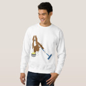 Basset Hound-Winden Sweatshirt (Vorne ganz)