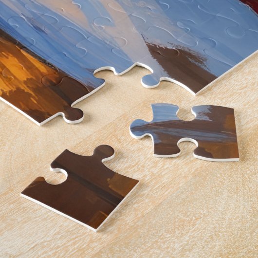 Basset Hound With Christmas Lights Holiday  Puzzle (Seite)