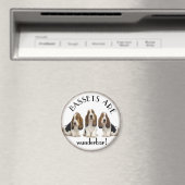 Basset Hounds Magnet (In Situ (Geschirrspüler))