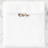 Basset Hounds Sticker (Tasche)